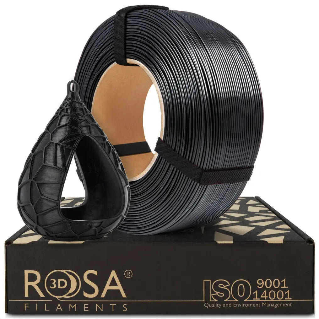 Filament PETG Negru – Rosa3D 1kg