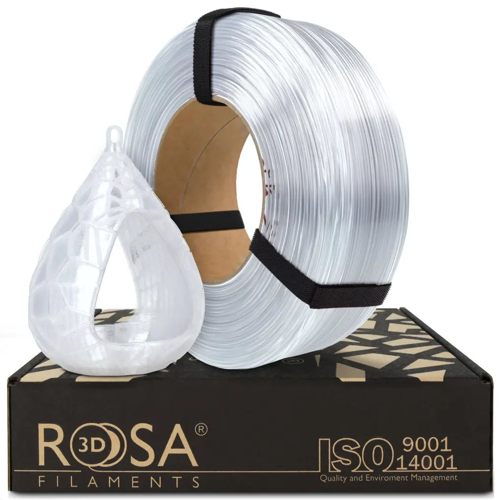 Filament PETG Transparent – Rosa3D 1kg